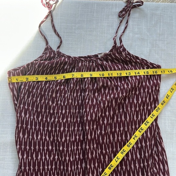 Madewell Brand 💯% Cotton Boho Spaghetti Strap Midi Sundress - Picture 8 of 10